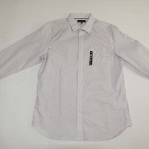 Banana Republic Non Iron Tailored Slim Fit Dress Shirt Size XL NWT White Red